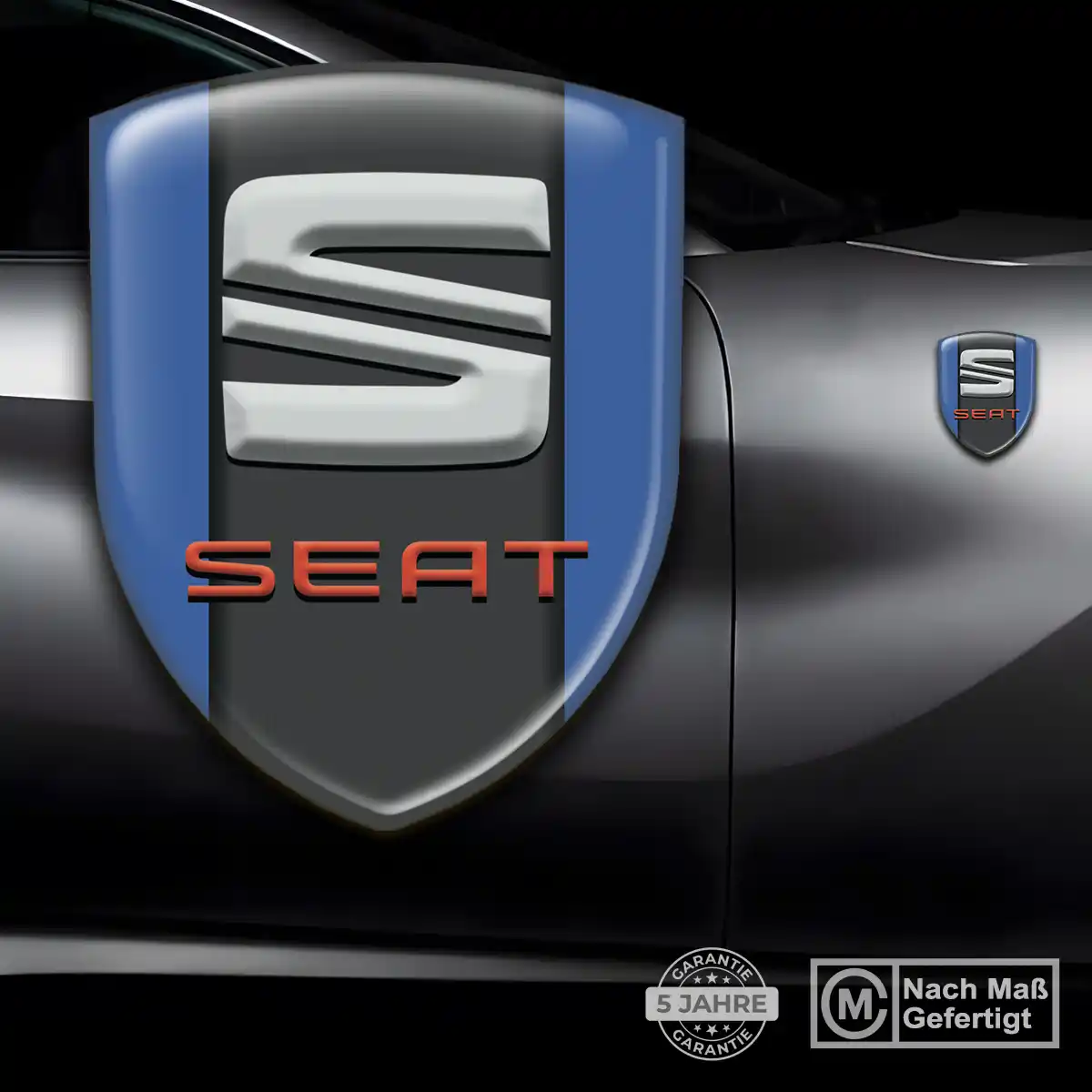 Seat Aufkleber Wappen Premiumqualität