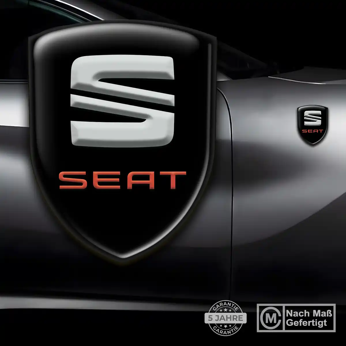 Seat Aufkleber Wappen Stilvolles Design
