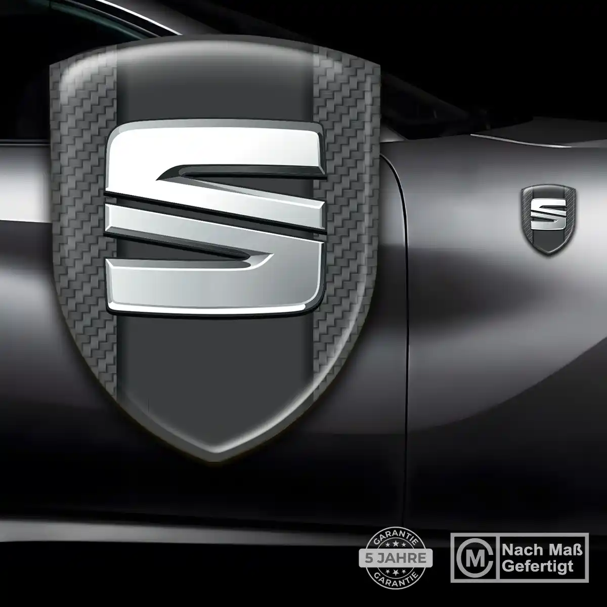 Seat Emblem Aufkleber Luxus-Edition