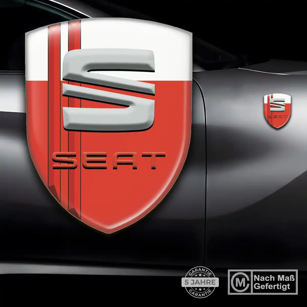 Seat Emblem Aufkleber Wappen Auto Premium-Edition