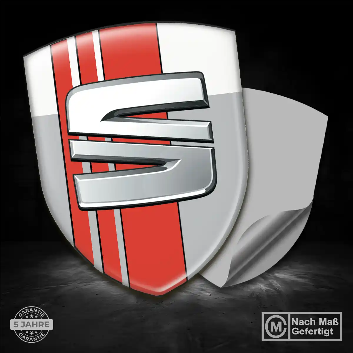 Seat Emblem Aufkleber Wappen Stilvolles Design