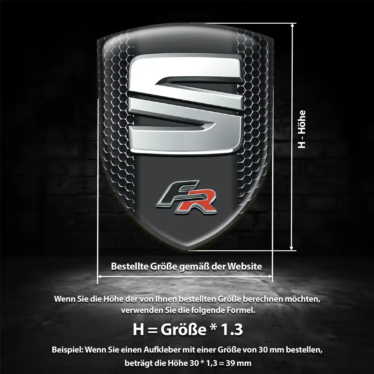 Seat Emblem Auto Hohe Qualität