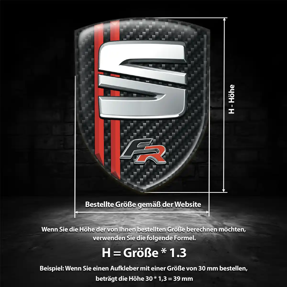 Seat Emblem Auto Limitierte Auflage