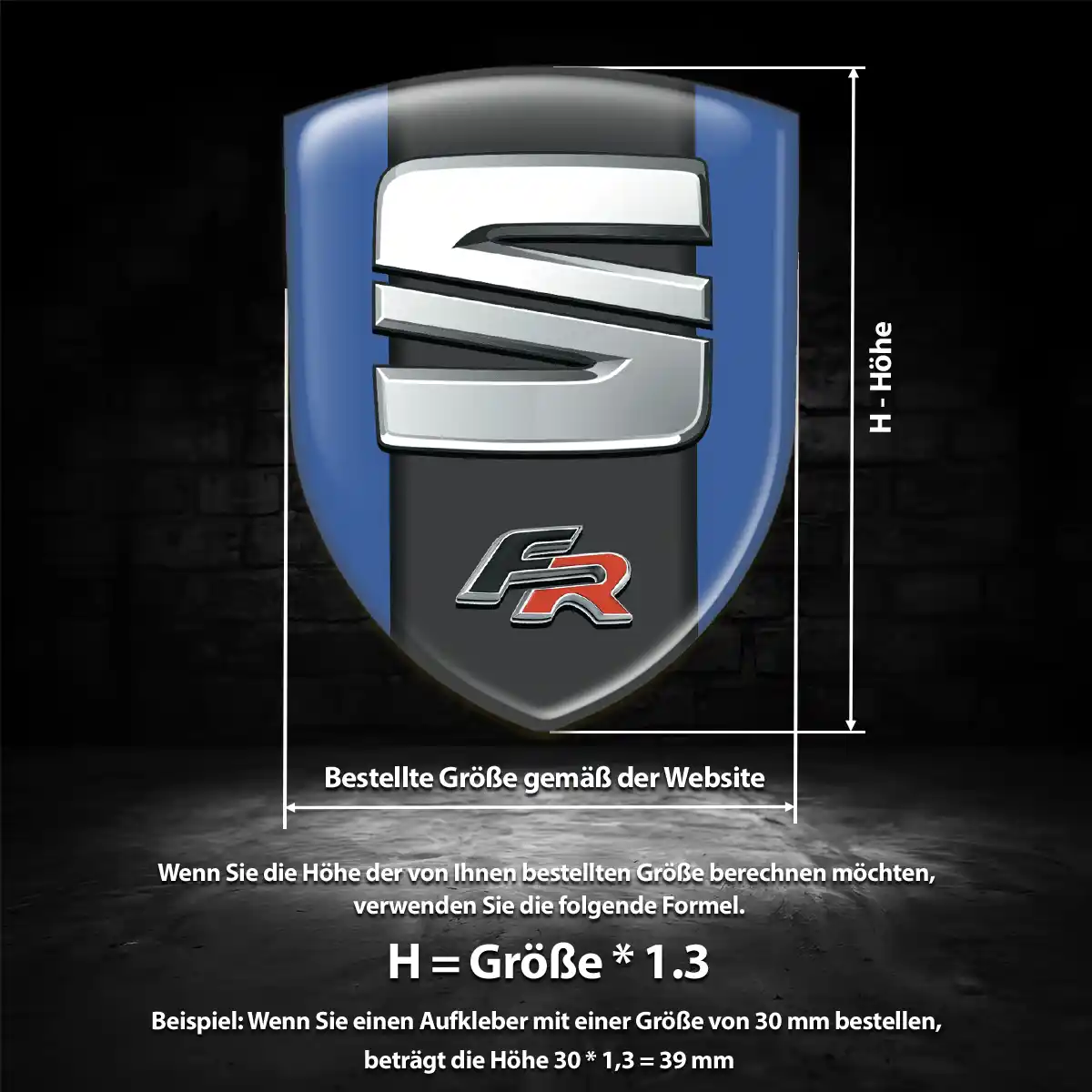Seat Emblem Auto Stilvolles Design