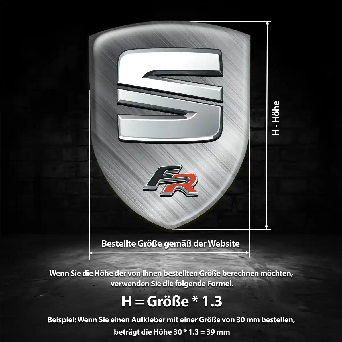 Seat Emblem Hohe Qualität