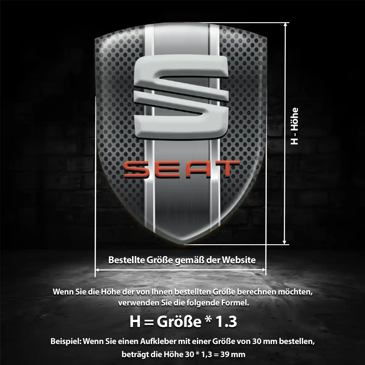 Seat Emblem Stilvolles Design