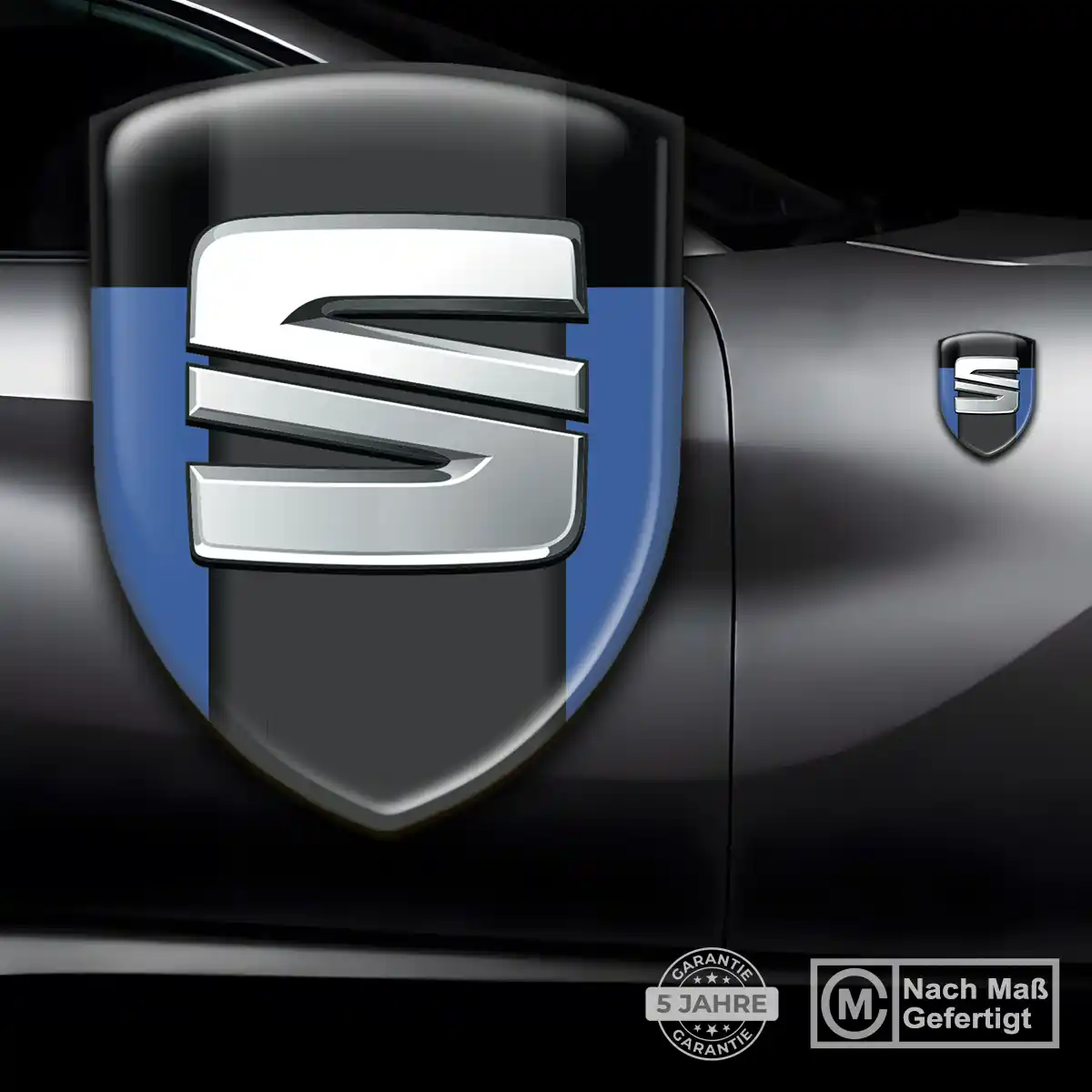 Seat Emblem Wappen Aufkleber Auto Stilvolles Design