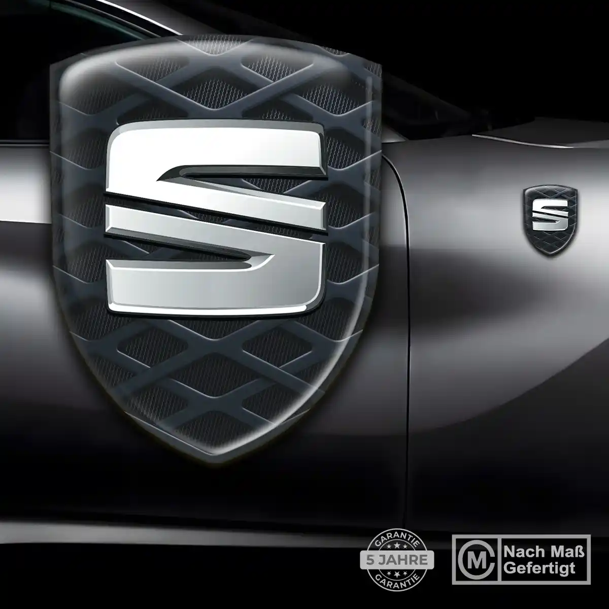 Seat Emblem Wappen Aufkleber Luxus-Edition