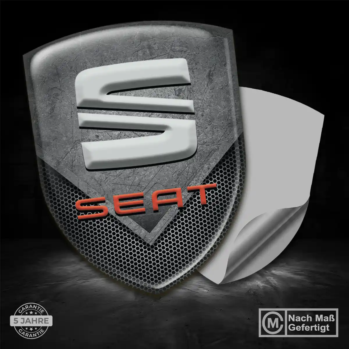 Seat Emblem Wappen Aufkleber Stilvolles Design