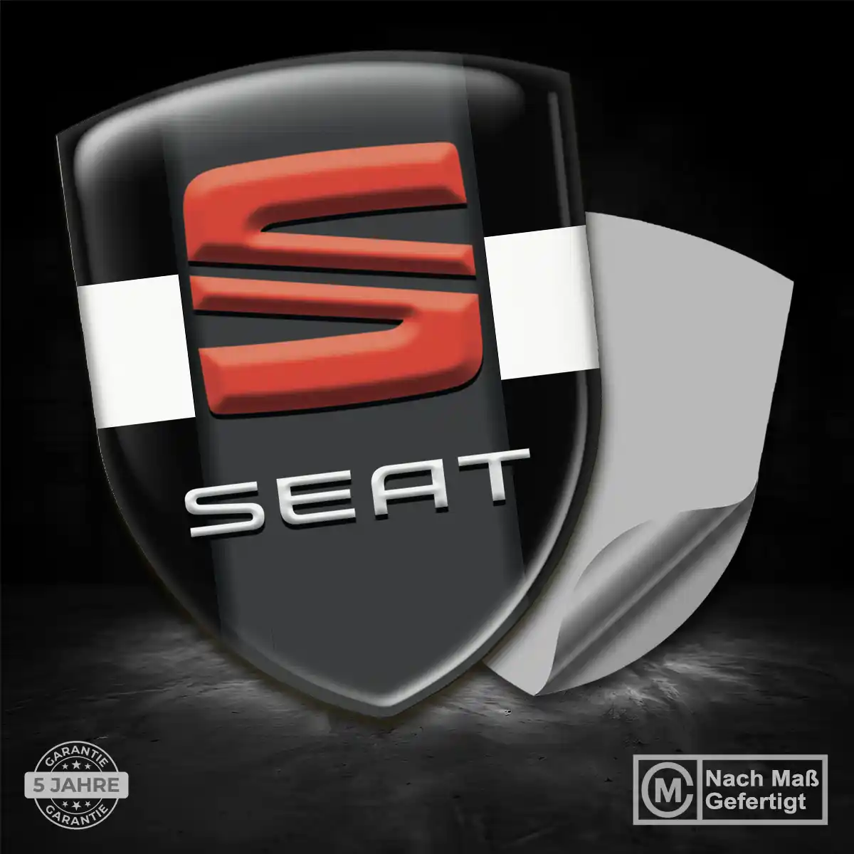 Seat Emblem Wappen Stilvolles Design