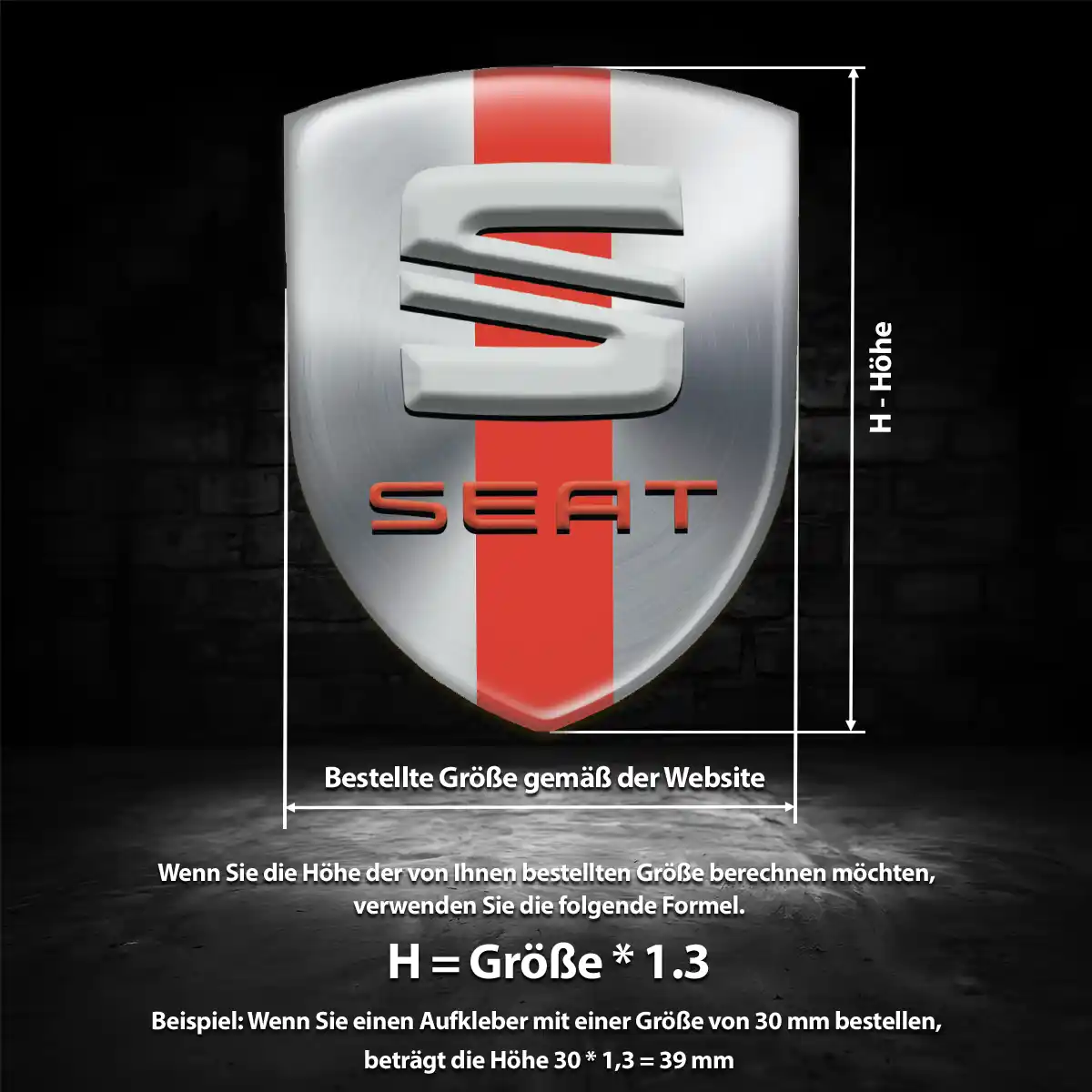 Seat Embleme Limitierte Auflage