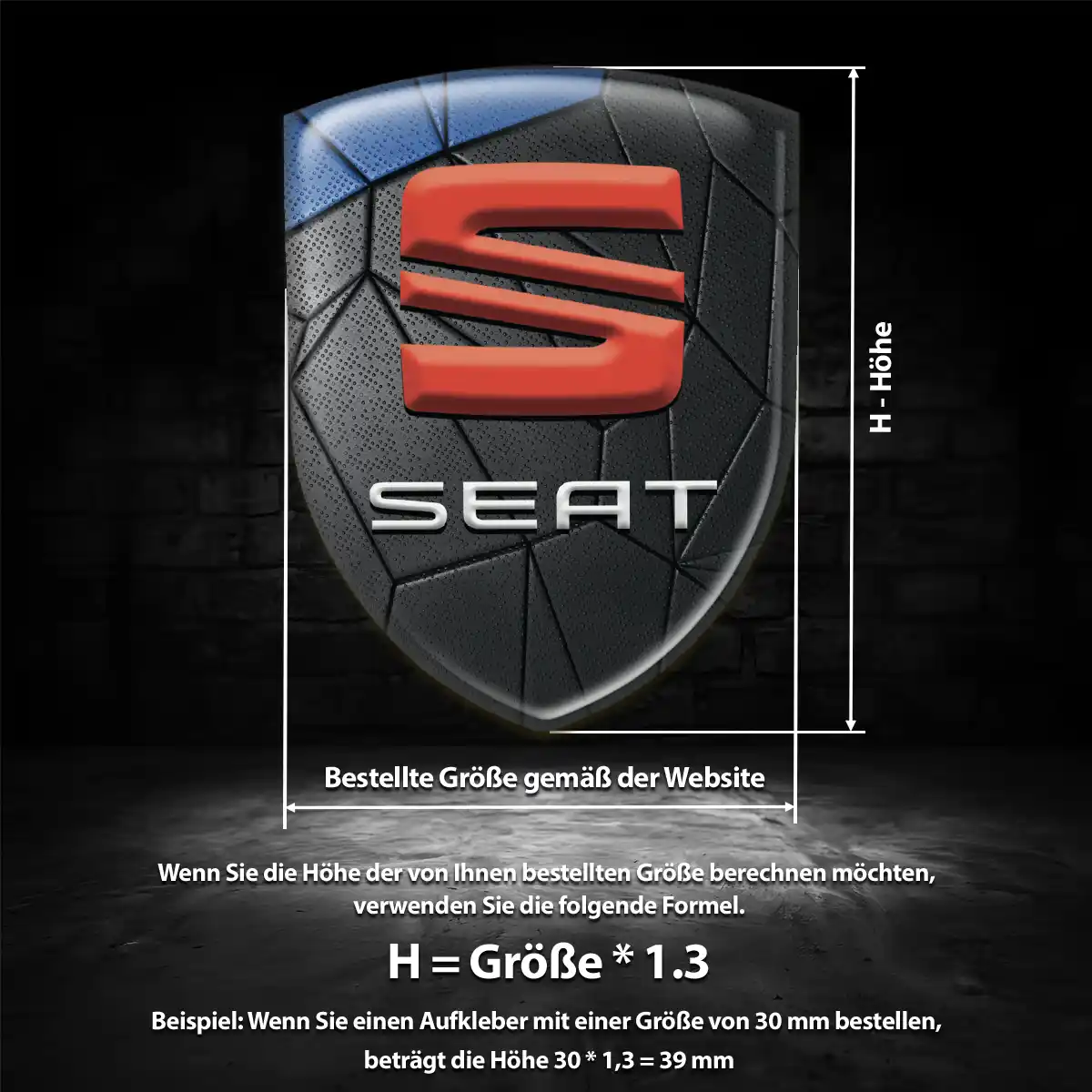 Seat Embleme Luxus-Edition