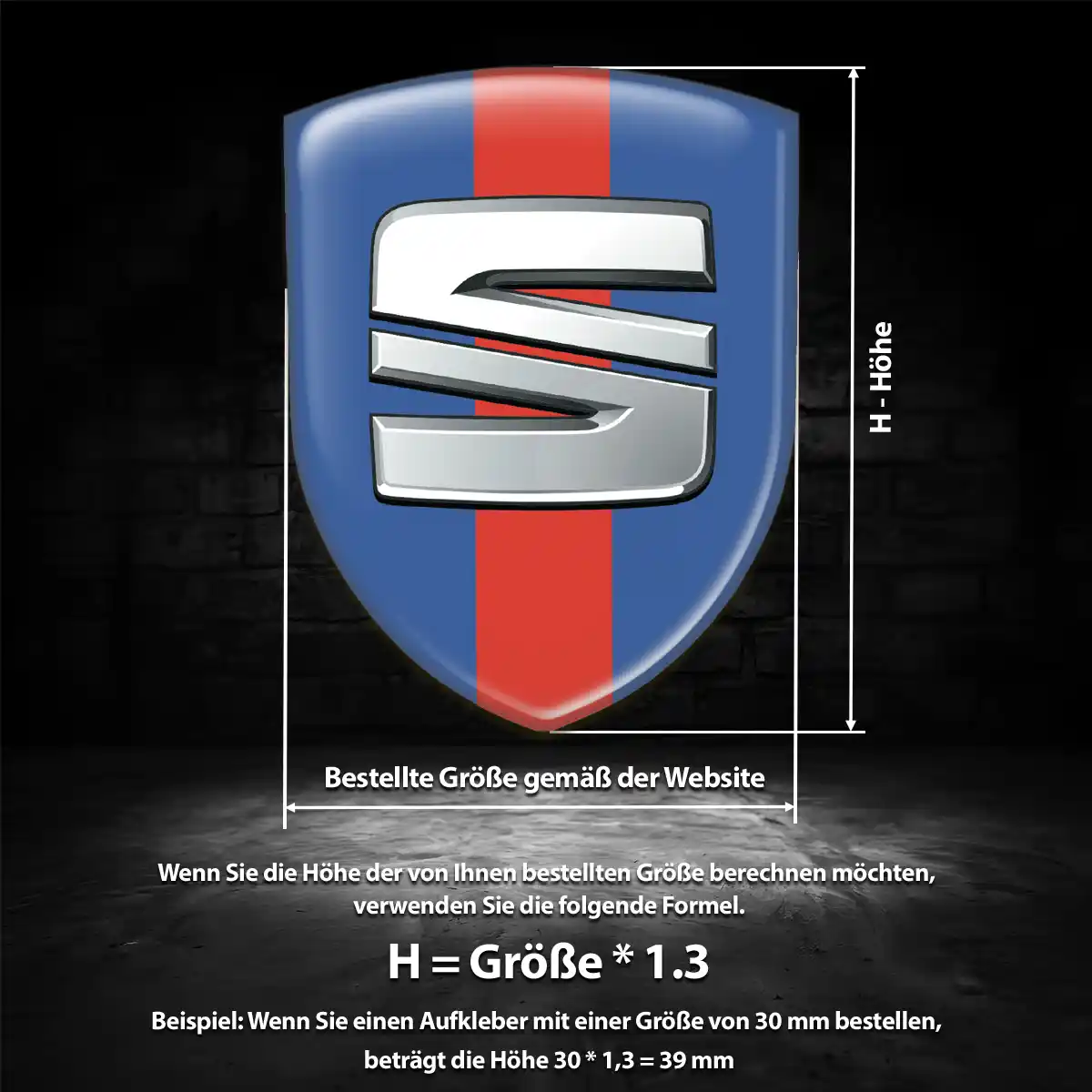 Seat Embleme Premiumqualität