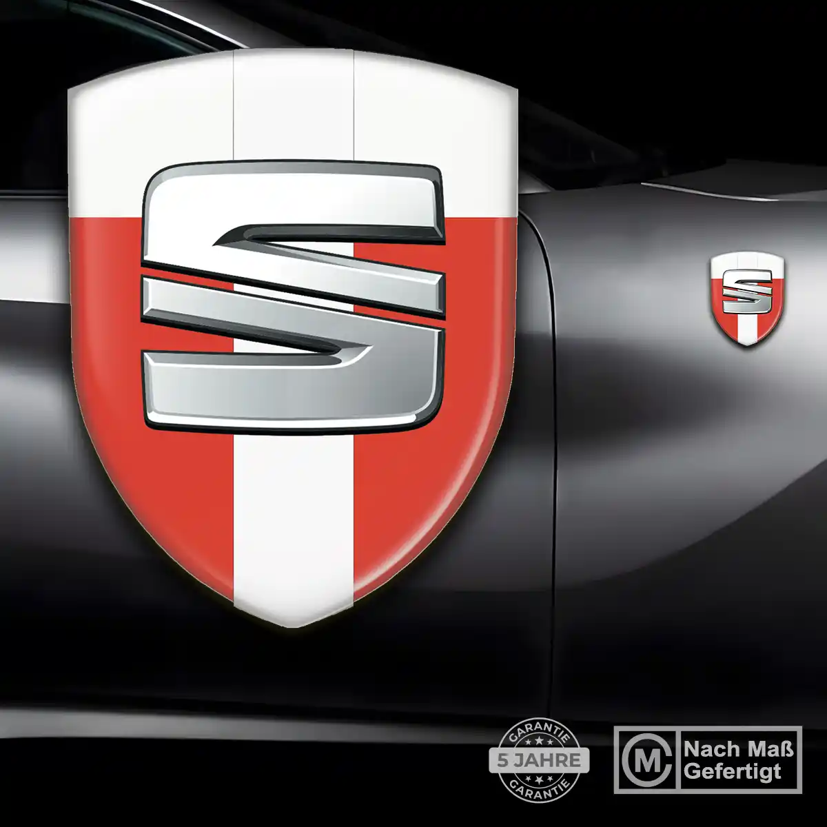 Seat Embleme Silikon Aufkleber Auto Premiumqualität