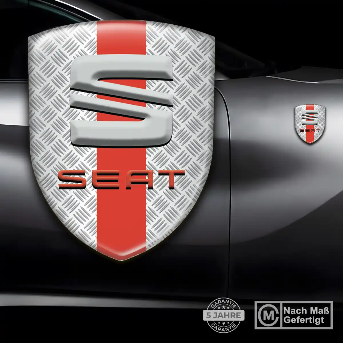 Seat Embleme Silikon Aufkleber Limitierte Auflage