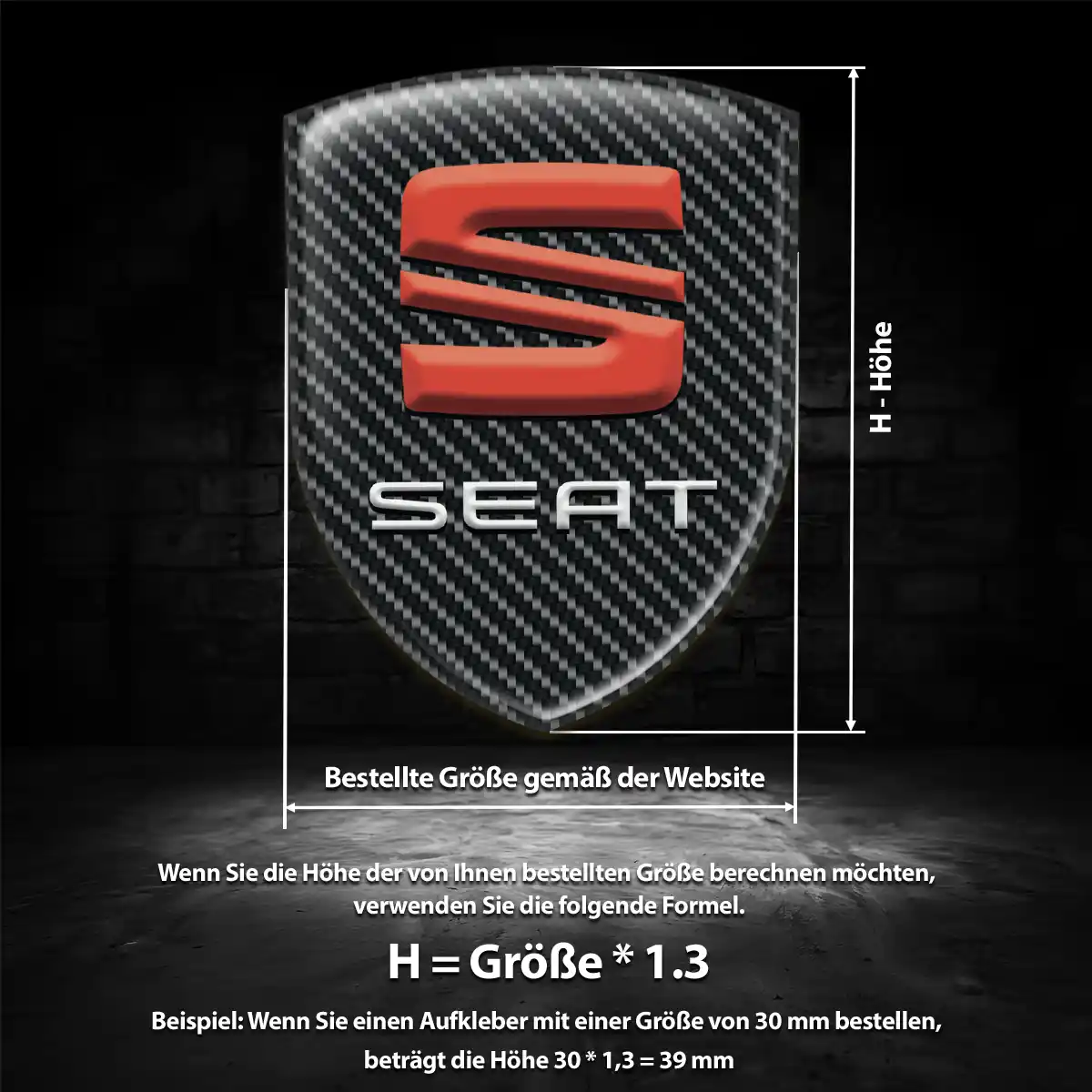 Seat Embleme Stilvolles Design