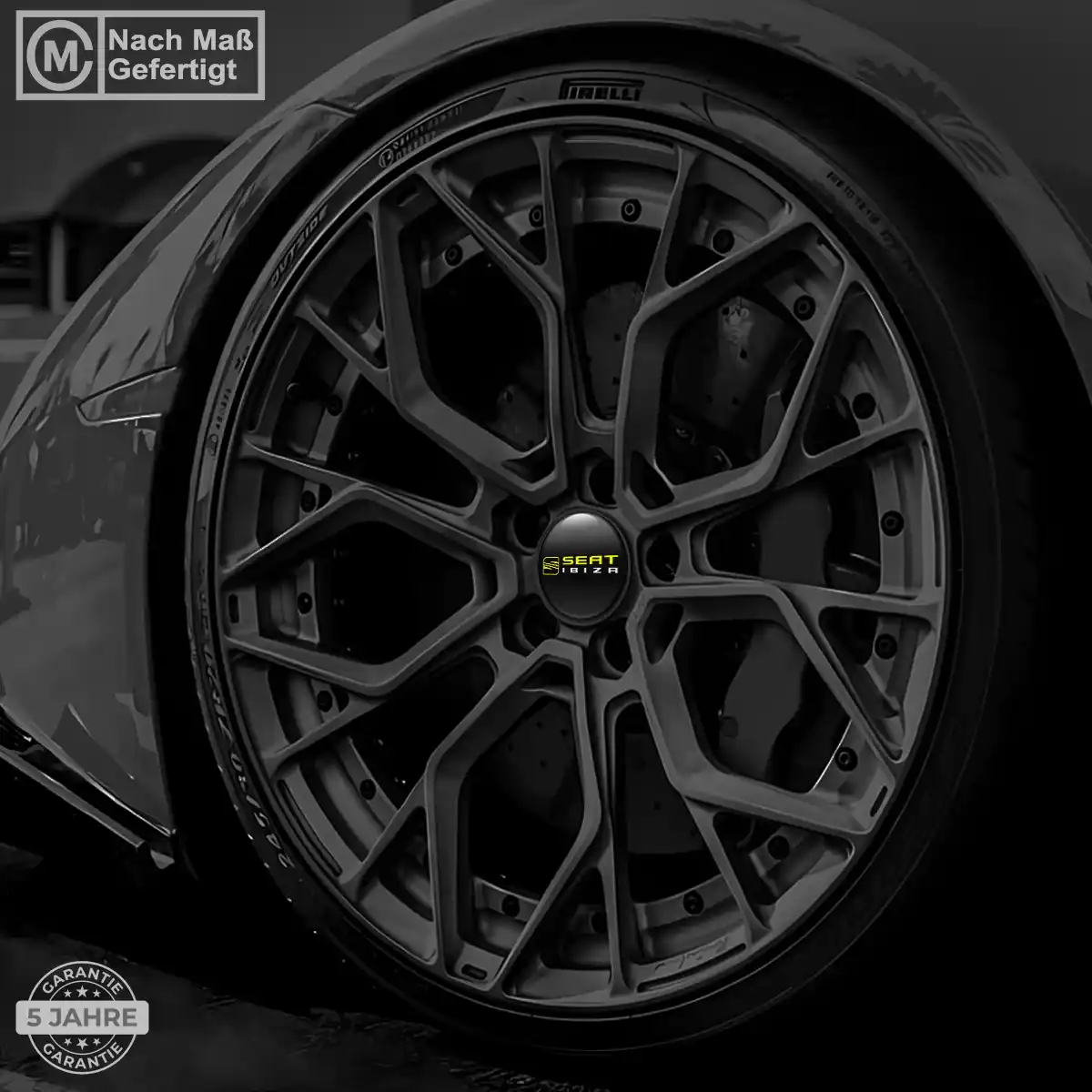 Seat Radmitte Aufkleber Premium-Edition