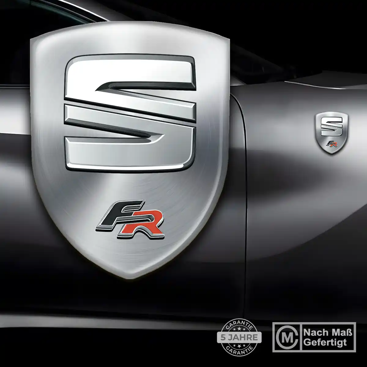 Seat Silikon Aufkleber Auto Stilvolles Design