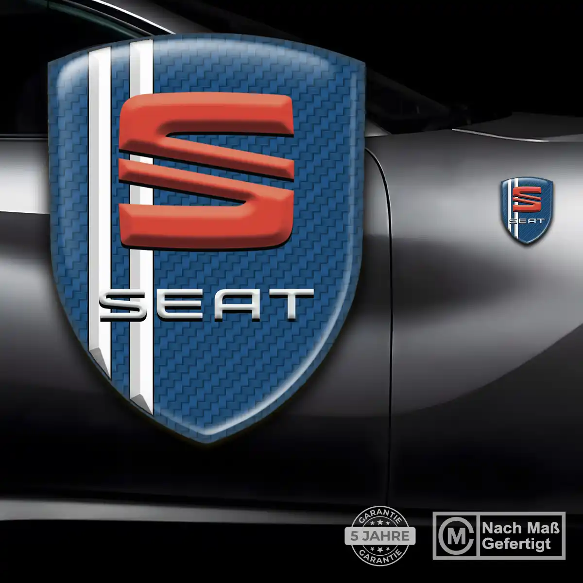 Seat Silikon Aufkleber Embleme Auto Hohe Qualität