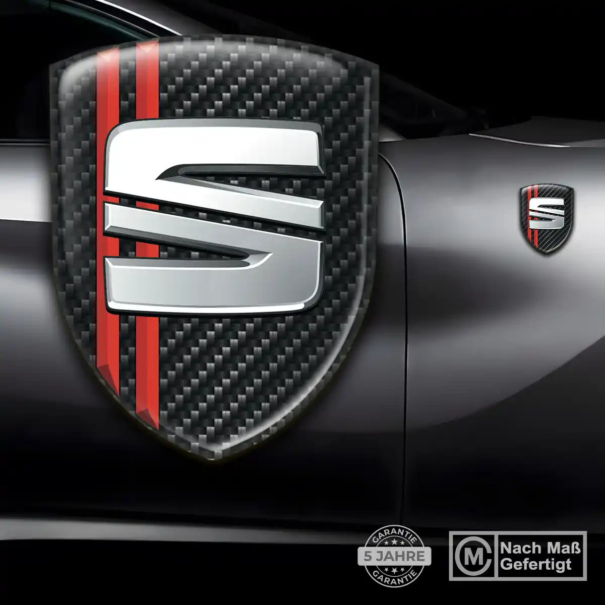 Seat Silikon Aufkleber Embleme Auto Limitierte Auflage