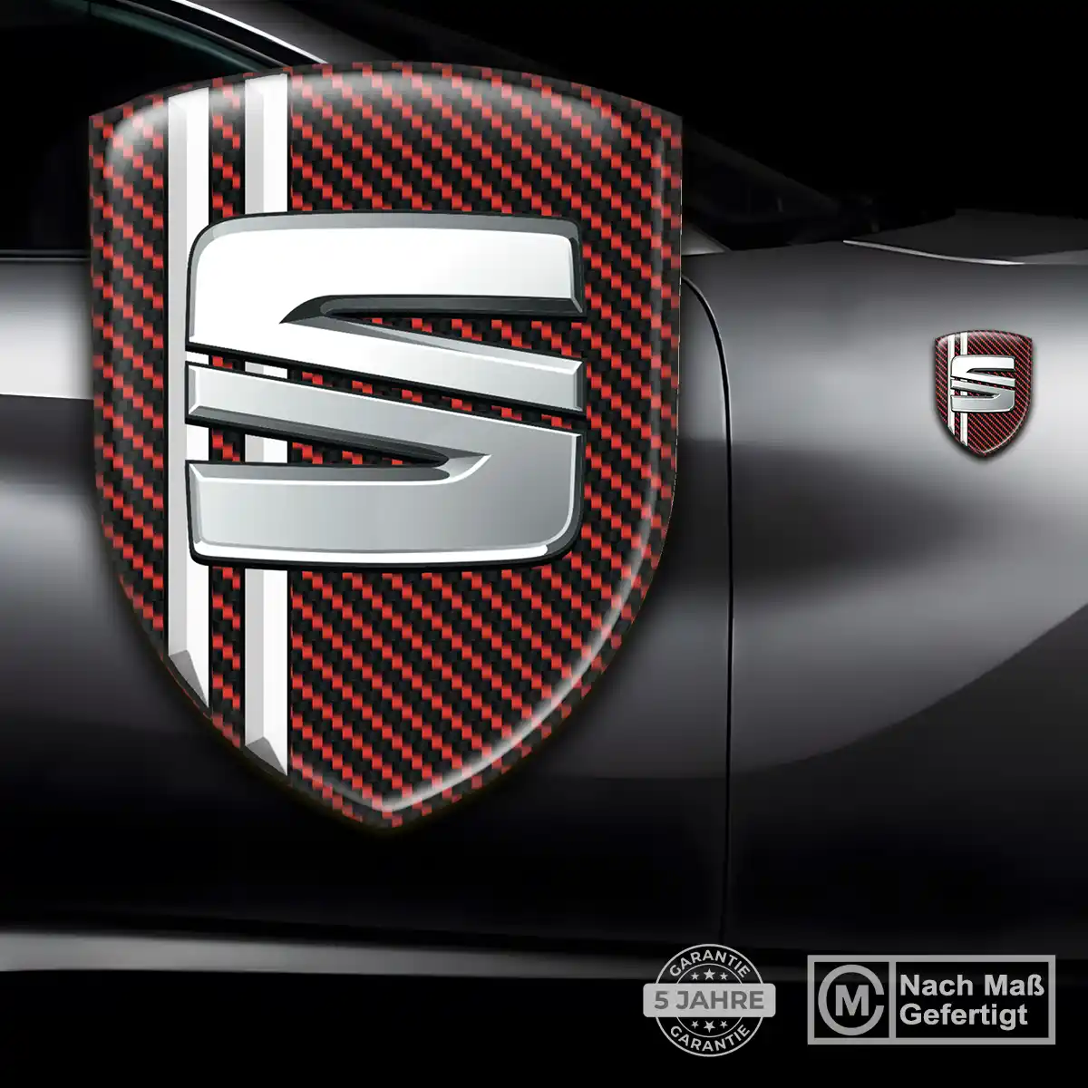 Seat Silikon Aufkleber Embleme Auto Premium-Edition