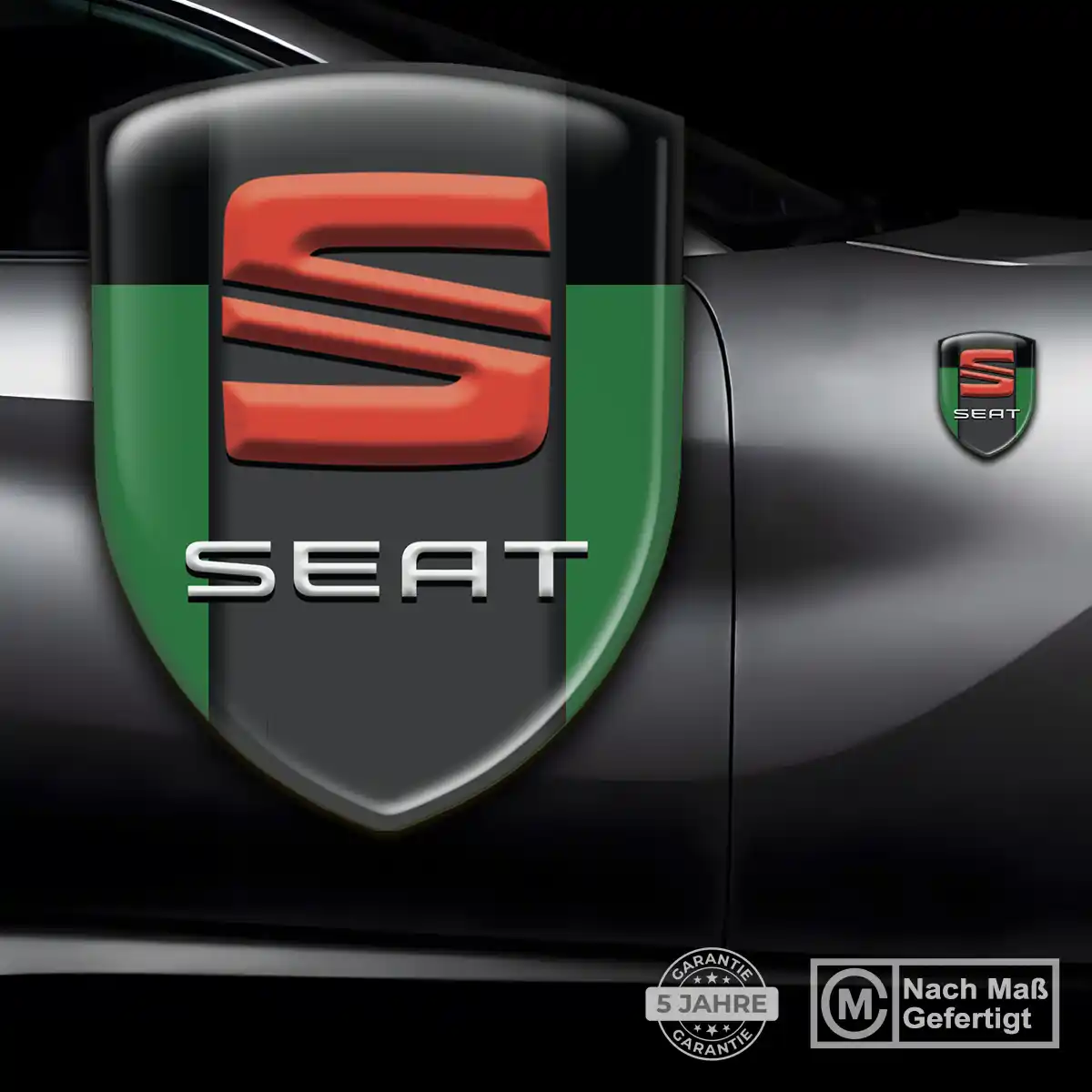 Seat Silikon Aufkleber Embleme Auto Premiumqualität