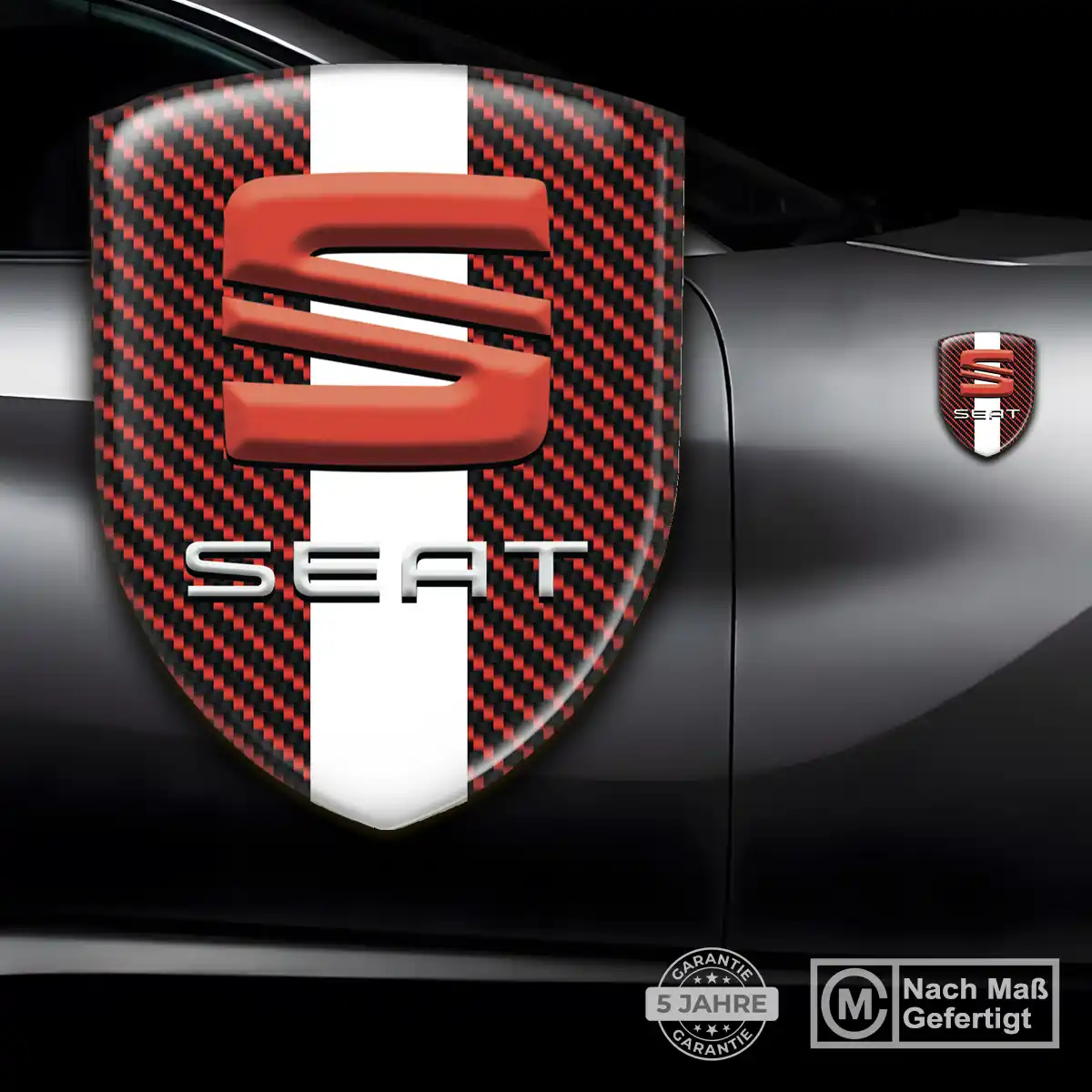 Seat Silikon Aufkleber Embleme Premiumqualität