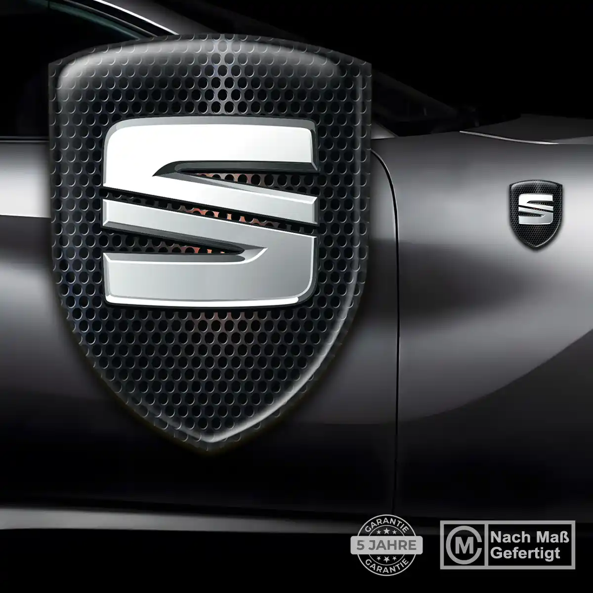 Seat Silikon Aufkleber Luxus-Edition