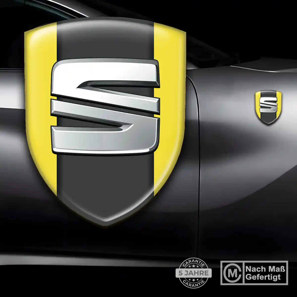 Seat Silikon Aufkleber Stilvolles Design