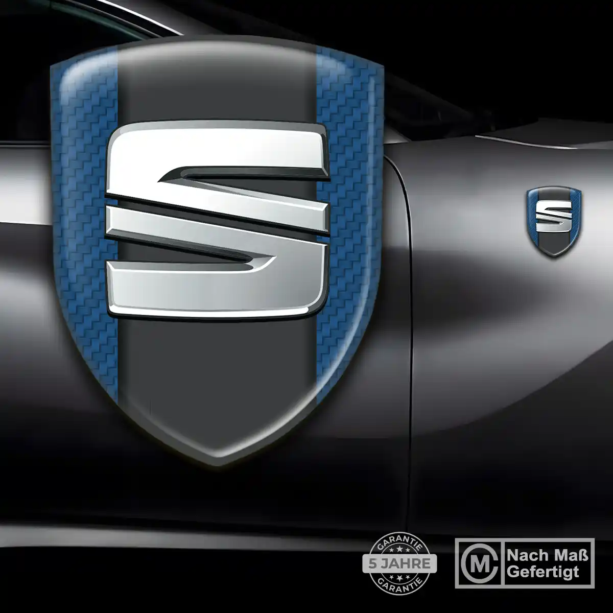 Seat Silikon Aufkleber Wappen Auto Hohe Qualität