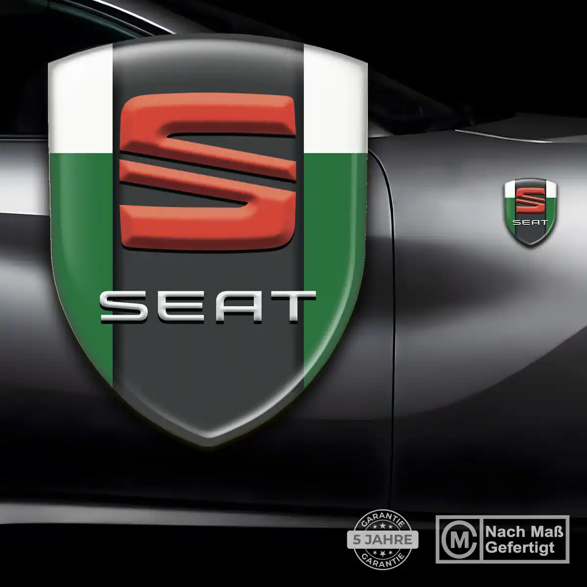 Seat Silikon Aufkleber Wappen Auto Stilvolles Design