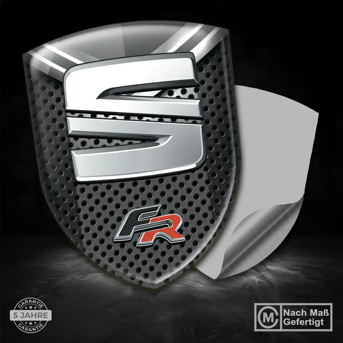 Seat Silikon Aufkleber Wappen Hohe Qualität