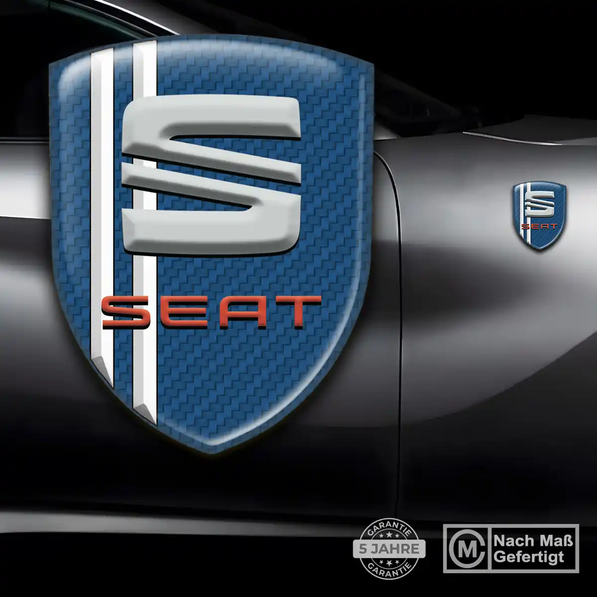 Seat Silikon Aufkleber Wappen Limitierte Auflage