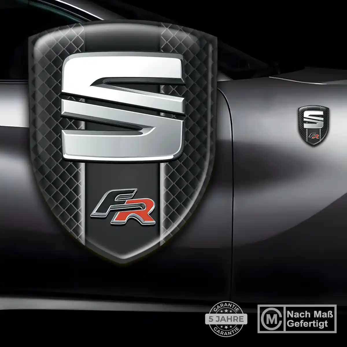 Seat Wappen Aufkleber Auto Premiumqualität