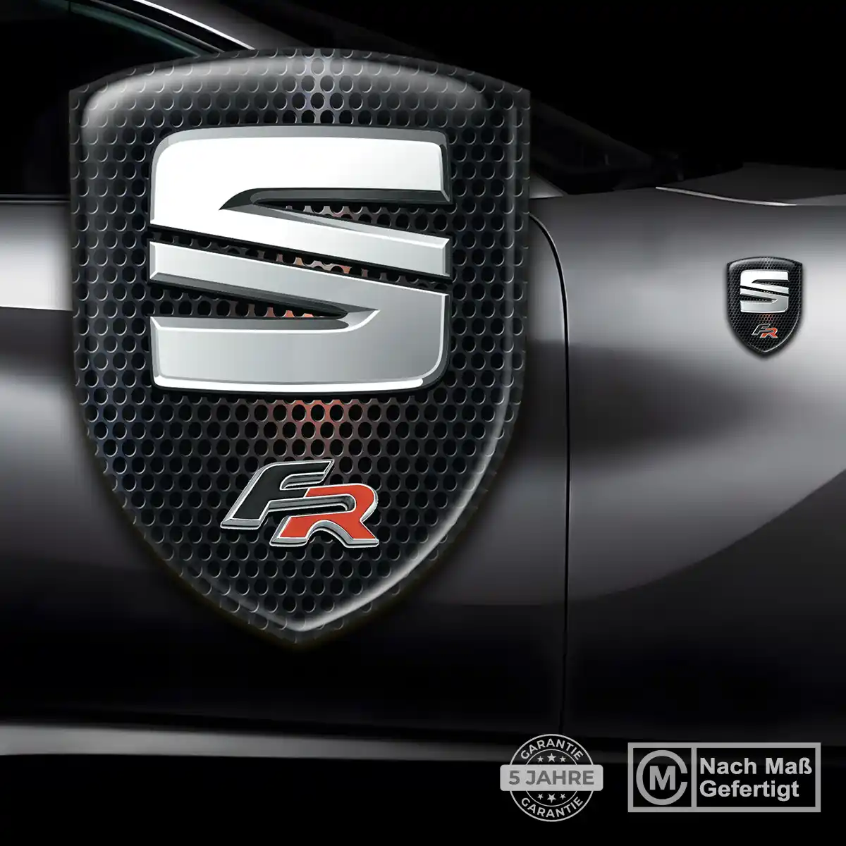 Seat Wappen Aufkleber Emblem Auto Premium-Edition