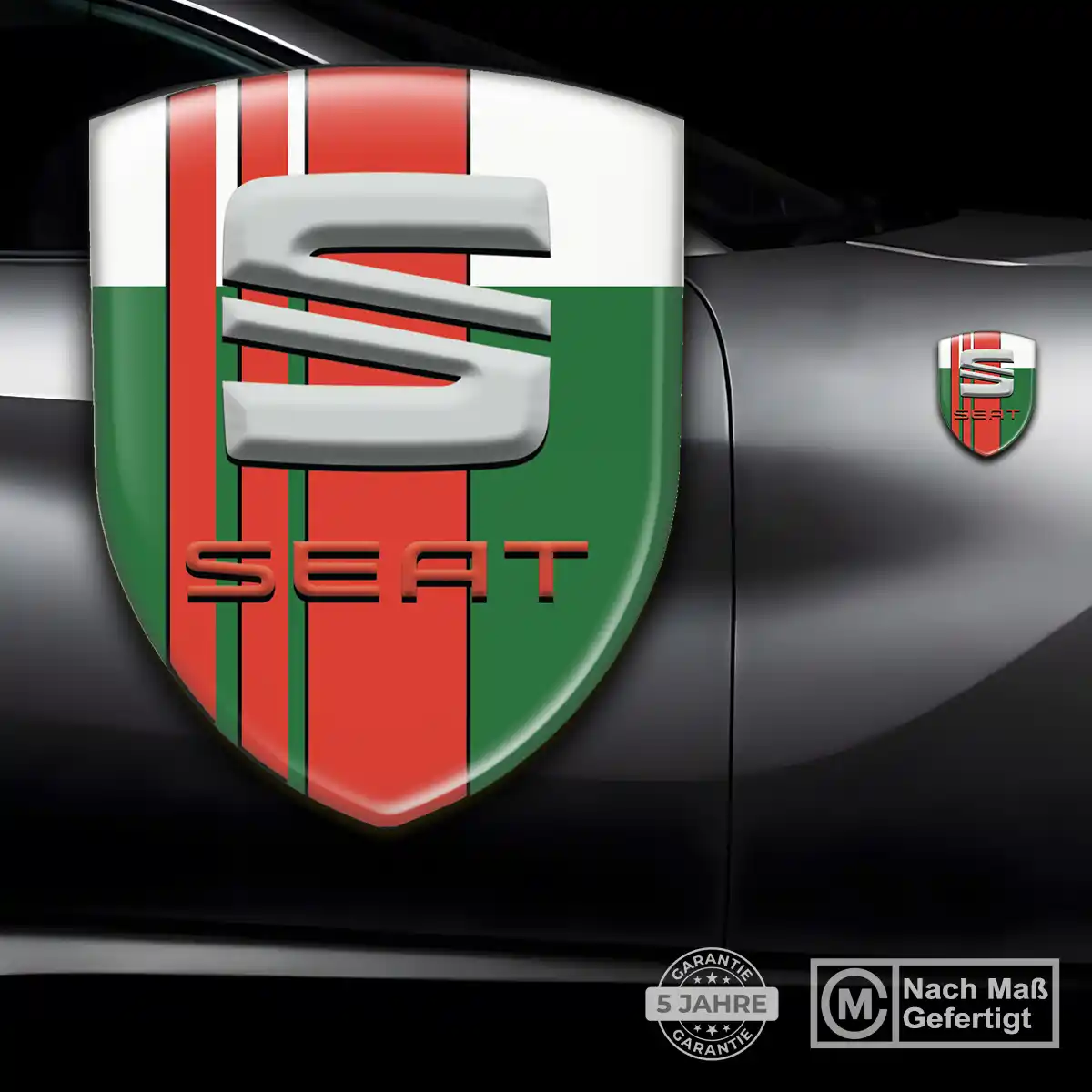 Seat Wappen Aufkleber Emblem Auto Stilvolles Design