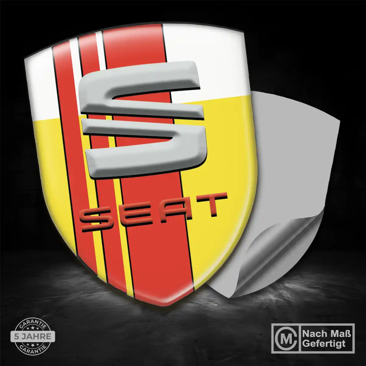 Seat Wappen Aufkleber Emblem Hohe Qualität