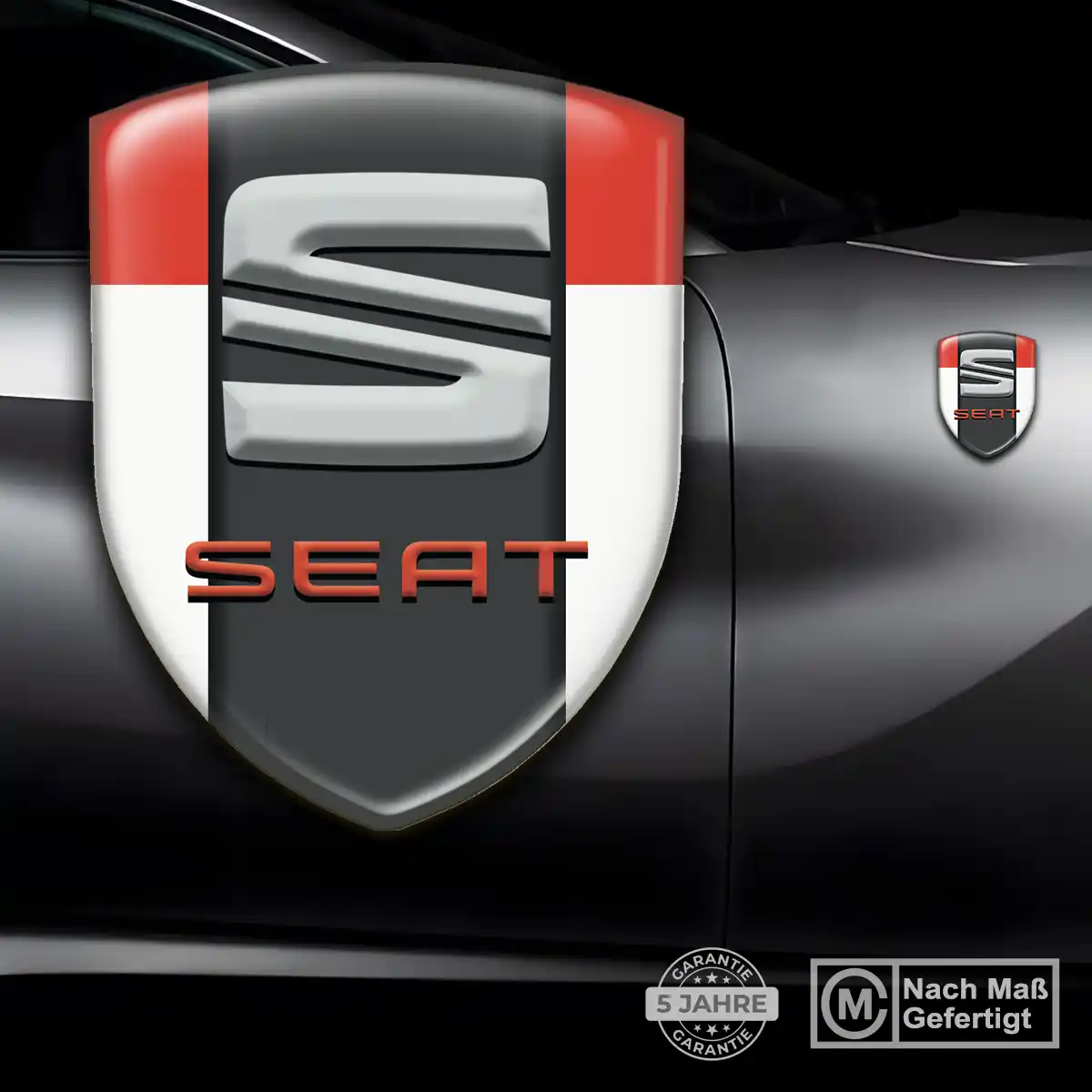 Seat Wappen Aufkleber Luxus-Edition