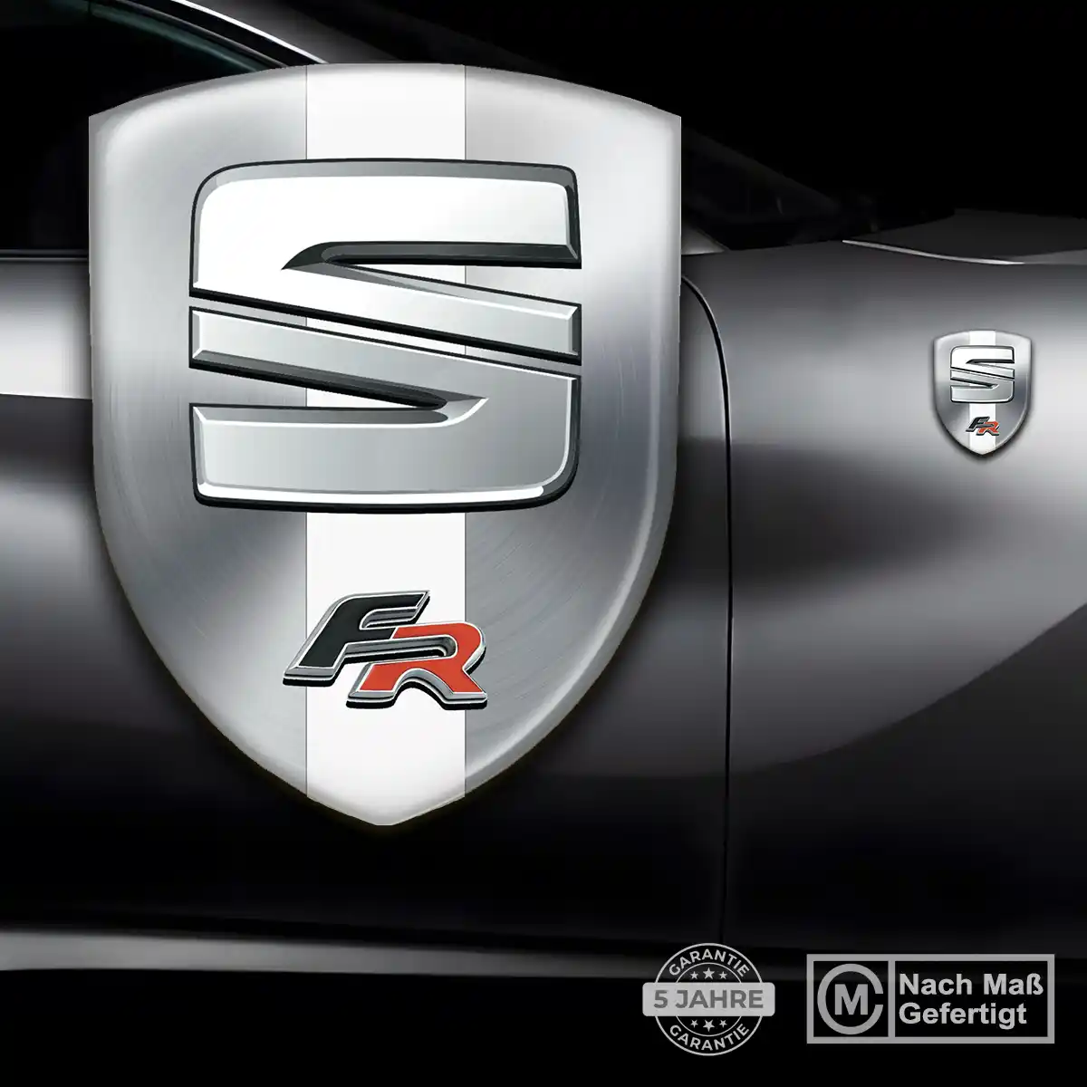 Seat Wappen Aufkleber Premium-Edition