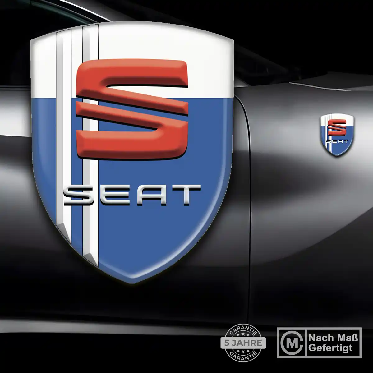Seat Wappen Aufkleber Premiumqualität