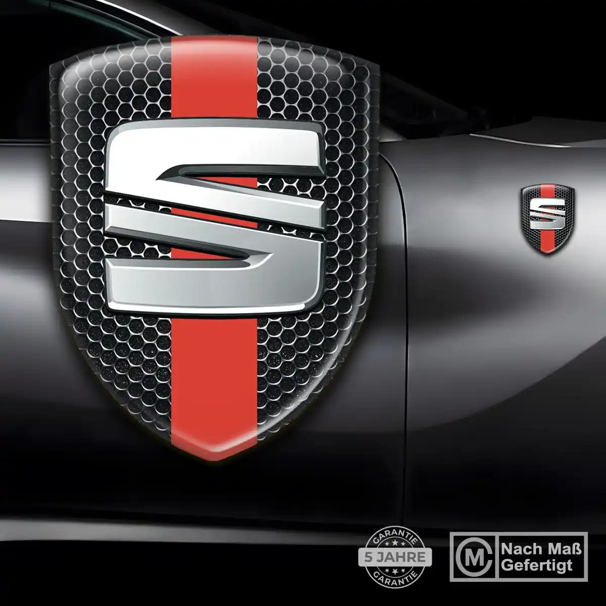 Seat Wappen Emblem Aufkleber Auto Hohe Qualität