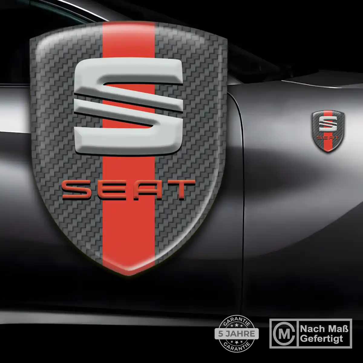 Seat Wappen Emblem Aufkleber Auto Premiumqualität