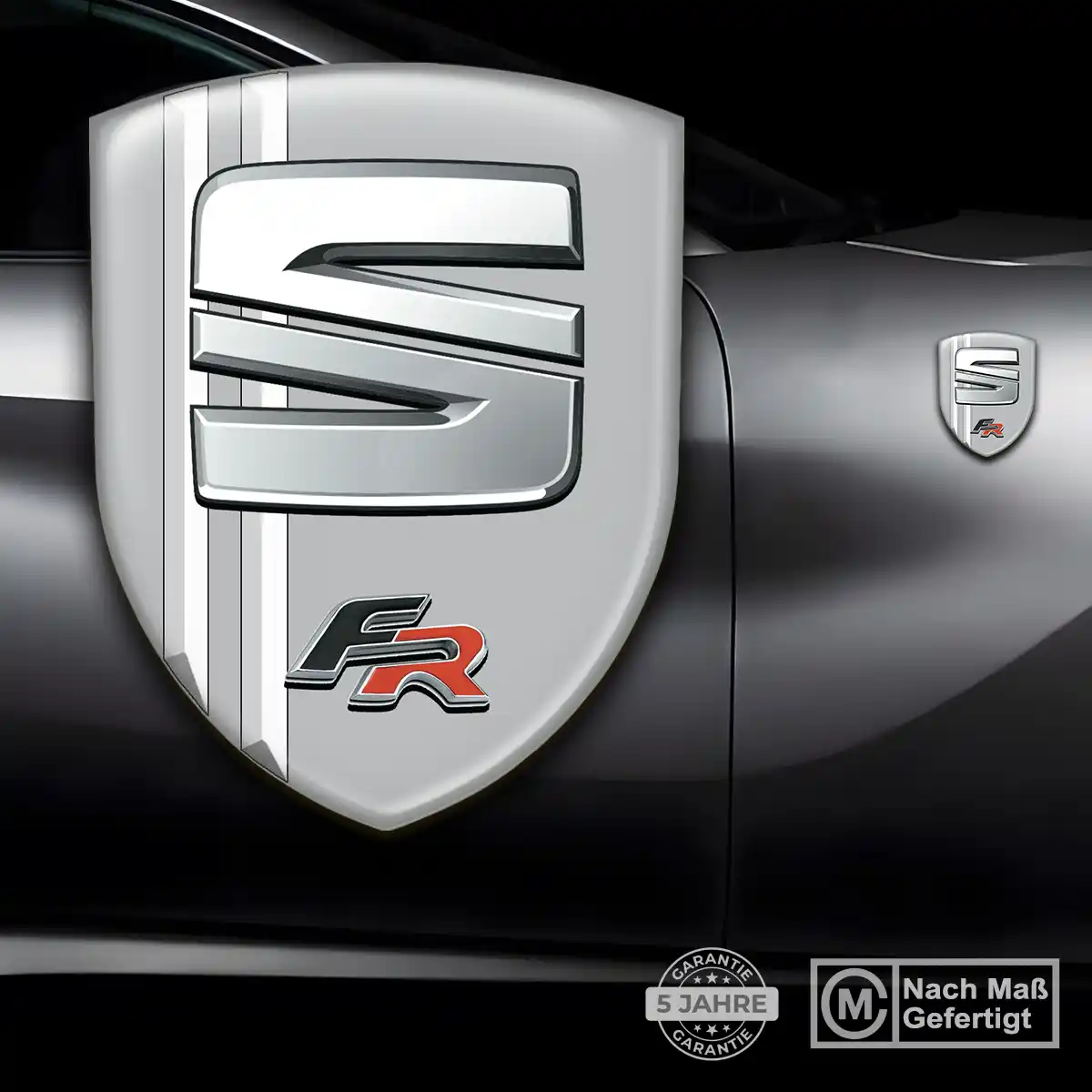 Seat Wappen Emblem Aufkleber Premium-Edition