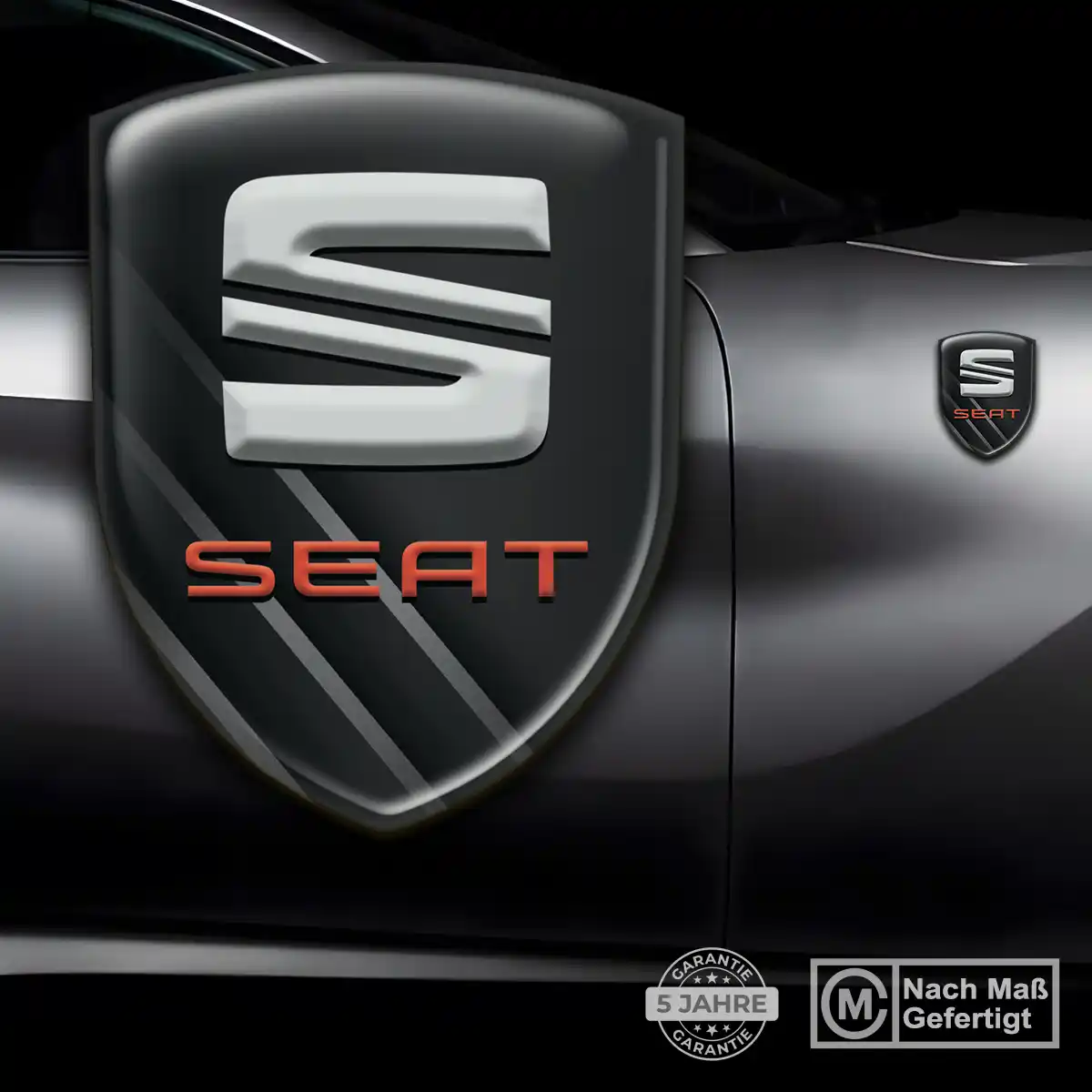 Seat Wappen Emblem Aufkleber Premiumqualität