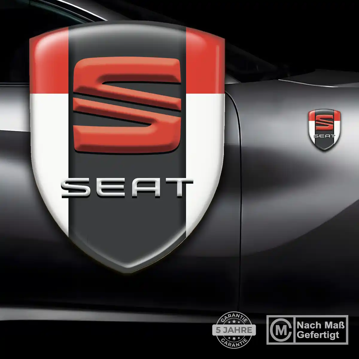 Seat Wappen Emblem Aufkleber Stilvolles Design