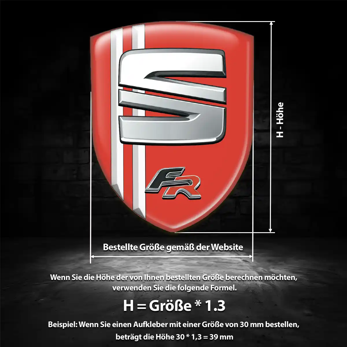Seat Wappen Emblem Hohe Qualität