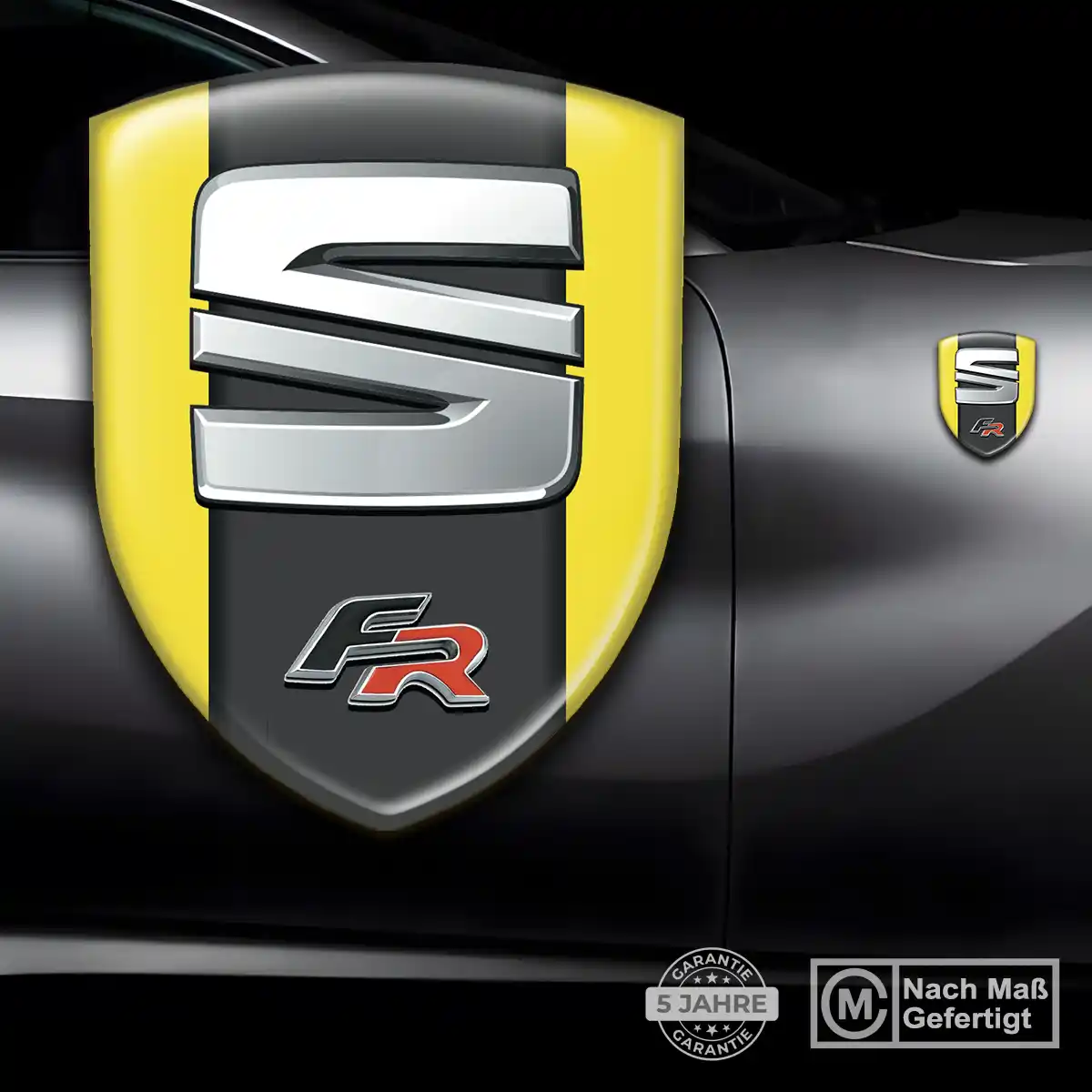 Seat Wappen Emblem Stilvolles Design
