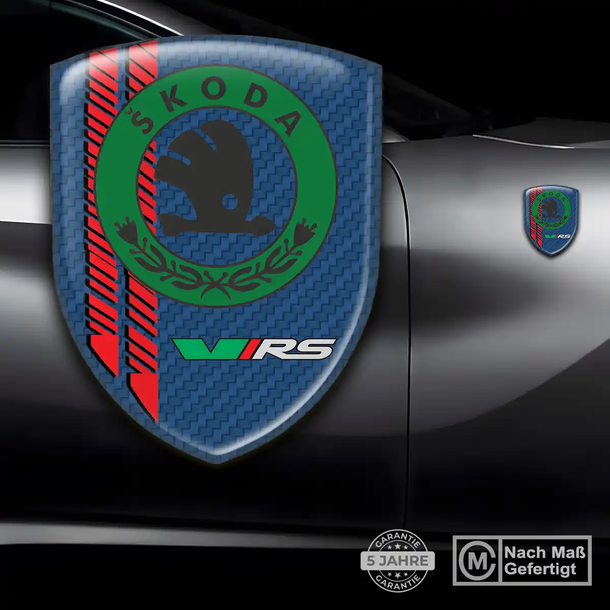 Skoda 3D Gel Aufkleber Auto Hohe Qualität