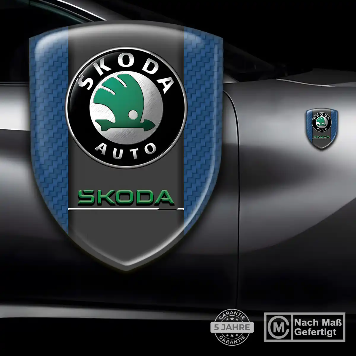 Skoda 3D Gel Aufkleber Embleme Auto Hohe Qualität