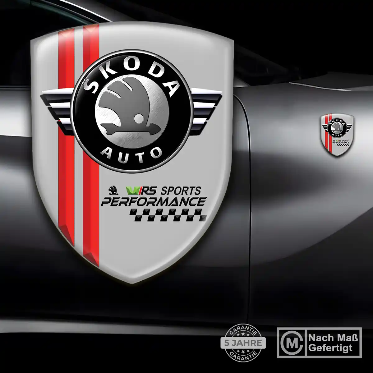 Skoda 3D Gel Aufkleber Hohe Qualität